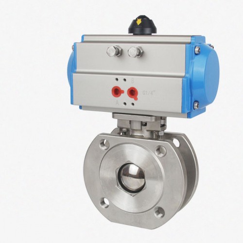 气动对夹式球阀Q671F